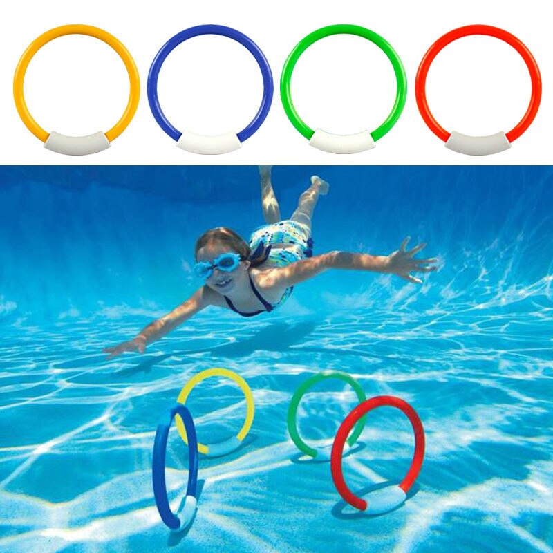 Diving Pool Toys Set Children Underwater Toy Swimming Pool Throwing Toy Funny Swimming Game Diving Rings Fish Toys 22 Pcs/Set