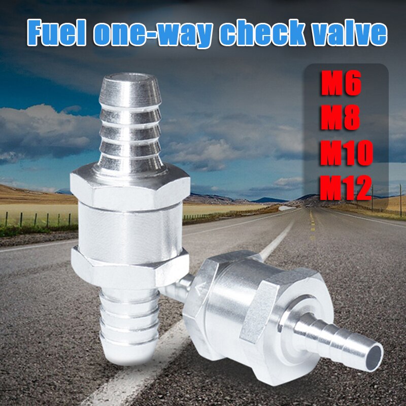 Non Return One Way Check Valve Threaded Aluminium Alloy Valve Fuel Petrol Diesel Marine Water NJ88