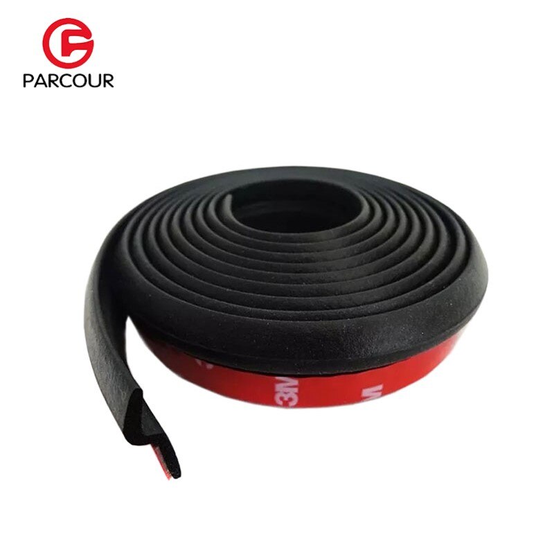 2 metros Z tipo 3M adhesivo sello de goma del coche relleno adhesivo de alta densidad tira de sellado para puerta de coche aislamiento de ruido accesorios de coche