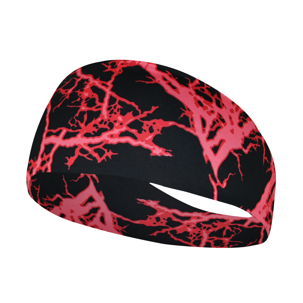 Jongens Meisjes Hoofdbanden Kids Sport Zweetbandjes Camo Elastische Atletische Wicking Haarbanden Voetbal Voetbal Workout Hardlopen Headwrap: Roze