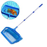 Urządzenia robić oczyszczania basenu głęboka siatka z prętem profesjonalna grabie robić liści siatka rama netto cedzidło odkurzacz narzędzie robić basenu: D