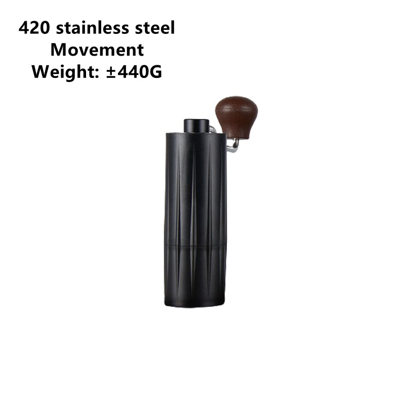 Portable Coffee Grinder Manual Coffee Bean Grinder Hand Grinder Mill with Double Bearing Positioning Coffee Tool: Style F Color 1