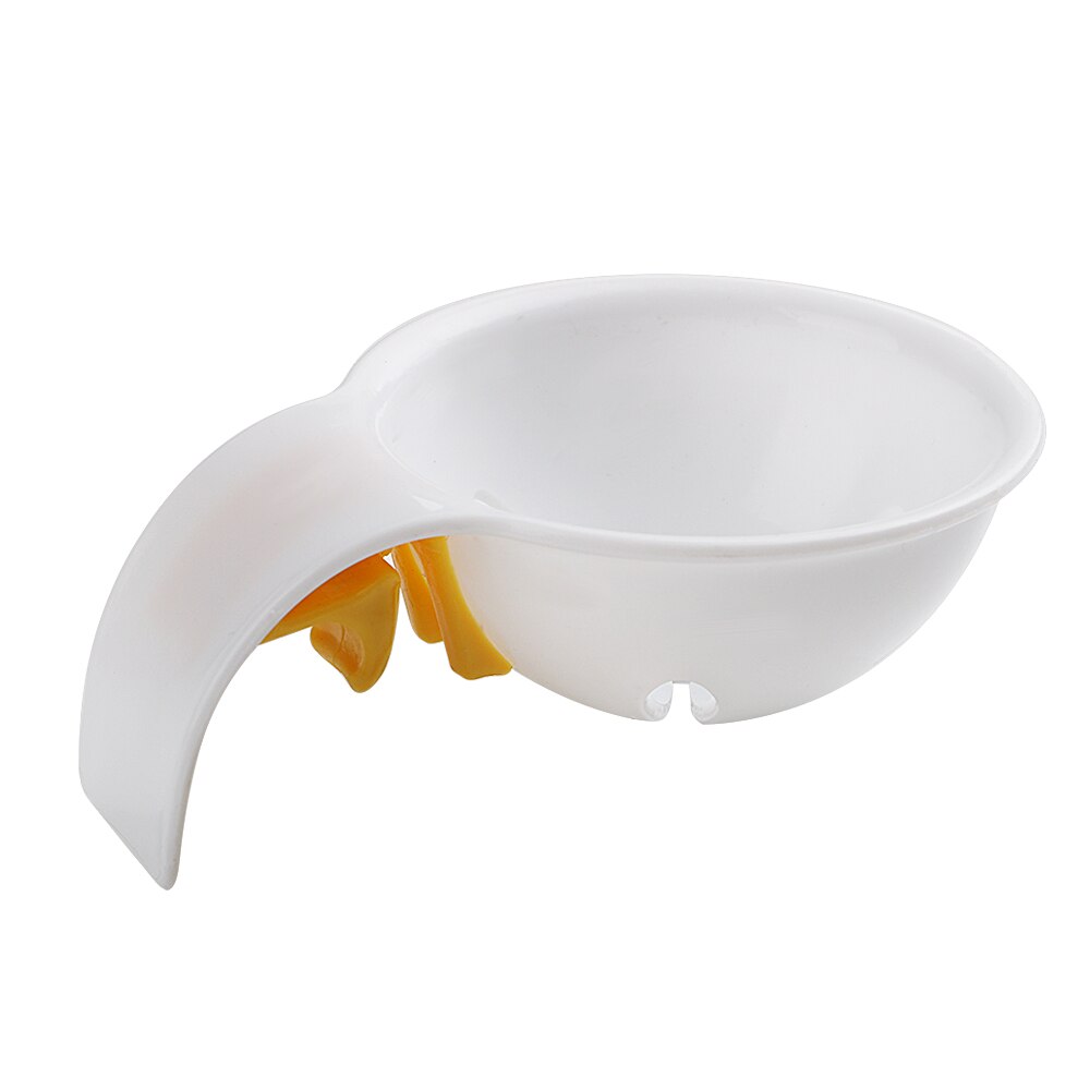 HILIFE Plastic Plastic Chef Dining Cooking Gadget White Yolk Sifting With Silicone Fixed Hook Home Kitchen Tool Egg Separator