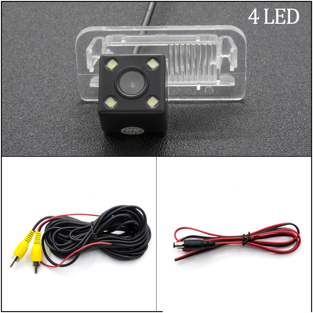 Vehicle Rear View Camera For Mercedes Benz B Class W246 B180 B200 B220 B250 Car Backup Reversing Parking Monitor: 4 LED Camera
