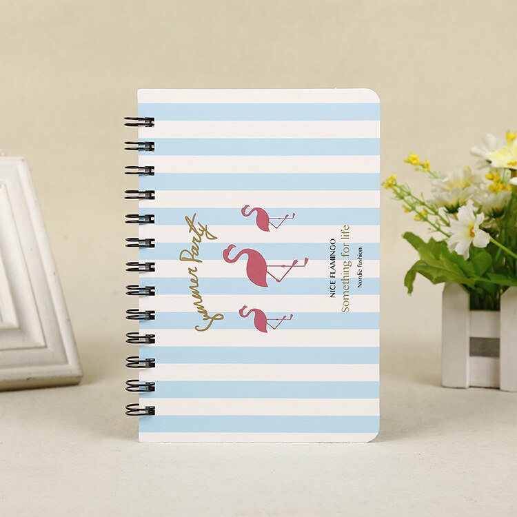 Leuke Notebook Draagbare Agenda A6 Dagboek Journal Wekelijkse Maandelijkse Planner Schoolbenodigdheden Stationair Organizer Schema: C Flamingo 04