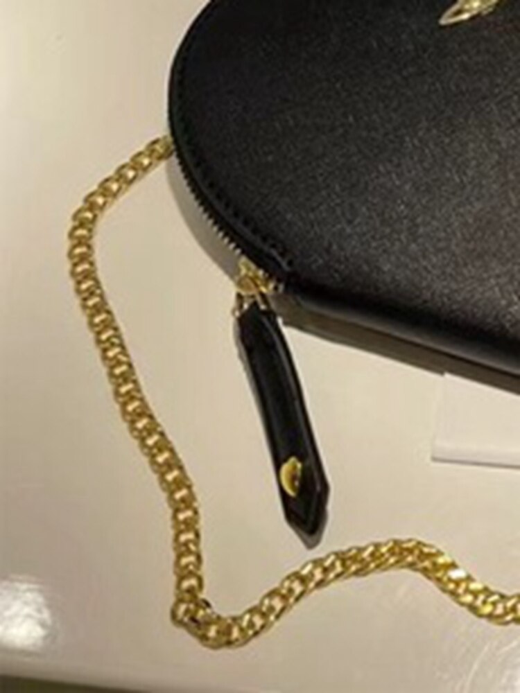 (Voorverkoop) 2022 Liefde Zak Keten Een Schouder Crossbody Perzik Hart Zak: Black