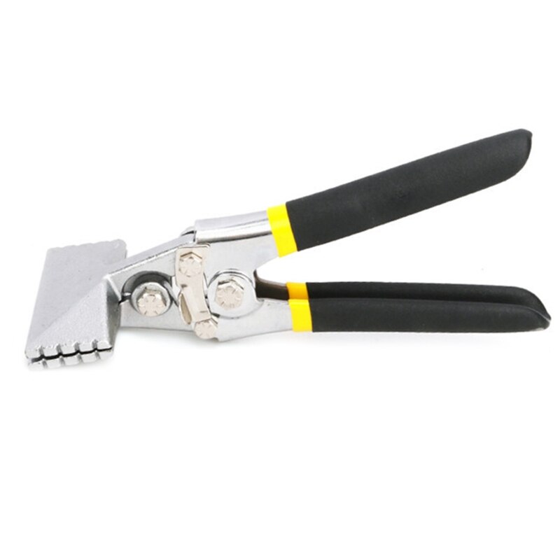 Sheet Metal Bending Pliers Hand Seamer Wide Jaw Straight 80mm/Elbow 80mm/Straight 150mm Tools for Welding Clamps: A