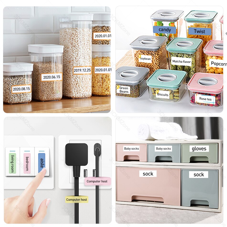 D11 Wireless label printer Portable Pocket Label Printer Portable BT Thermal Label Printer Home Use Office Fast Printing Printer