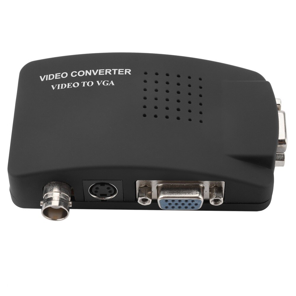 Bnc naar vga video converter composiet s video-ingang naar pc vga-uitgang adapter converter schakelkast voor pc mactv camera dvd dvr