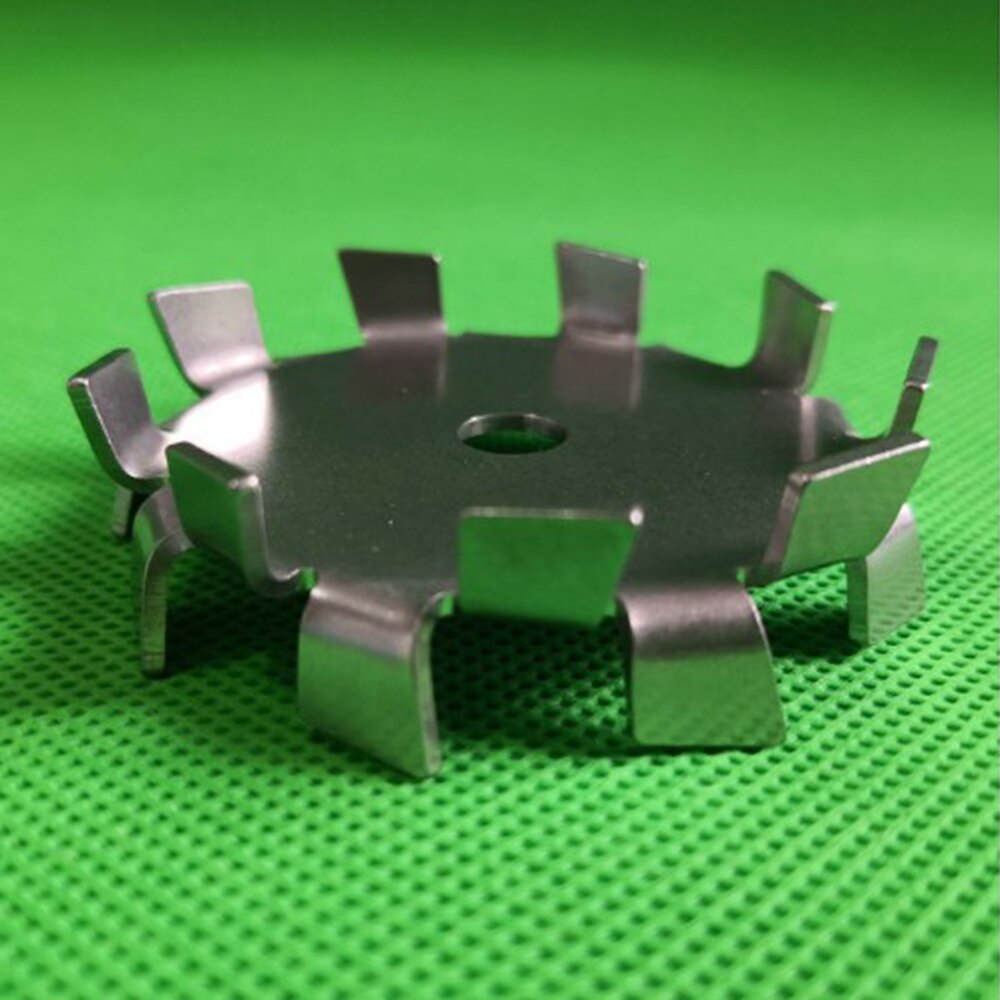 1 stück labor edelstahl DIA3cm zu 18 cm sägezahn typ rührer Streuung disk, runde platte dispergieren Propeller rühren klinge