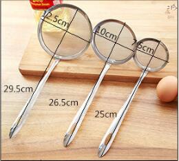 Stainless Steel Fine Chinois Mesh Skimmer Strainer Ladle Kitchen Tools