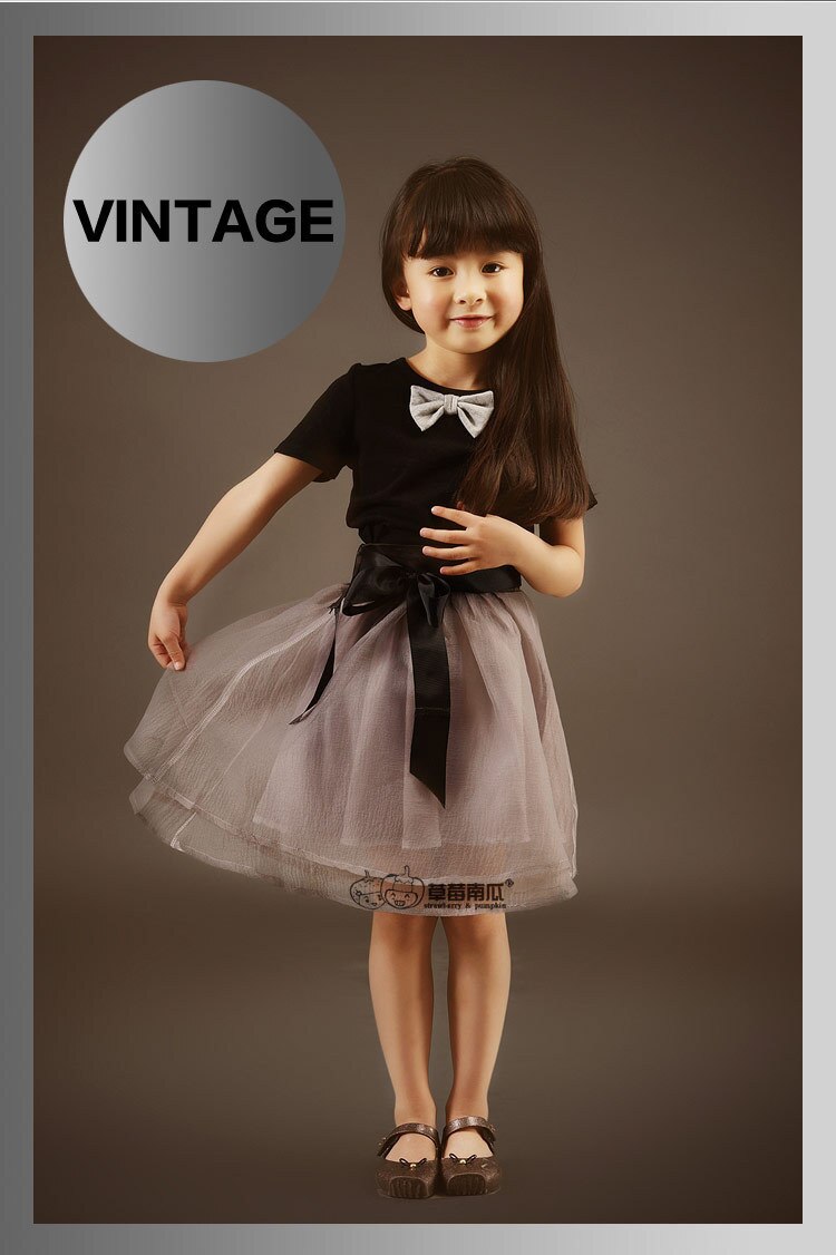 Mother Daughter Dresses Wedding Tutu Skirt Clothing Summer Mom and Daughter Dress Bowtie Family Matching Clothes
