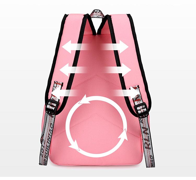 Schooltassen Voor Tienermeisjes Met Lock Anti Diefstal Rugzak Vrouwen Boek Tas Junior High Schooltas Jeugd leisure College