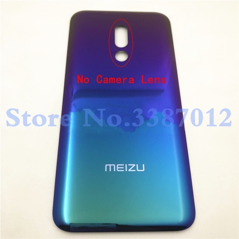 Originale in Vetro per Meizu 16 16th di Vetro Della Copertura Posteriore Della Batteria dell'alloggiamento del Portello Posteriore di Caso con la Macchina Fotografica per la Fama e Lente