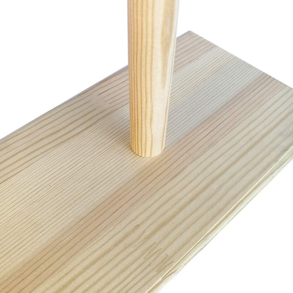 40 # portátil pájaro de madera loro entrenamiento Spin soporte de percha patio plataforma juguete de entrenamiento soporte para pájaros