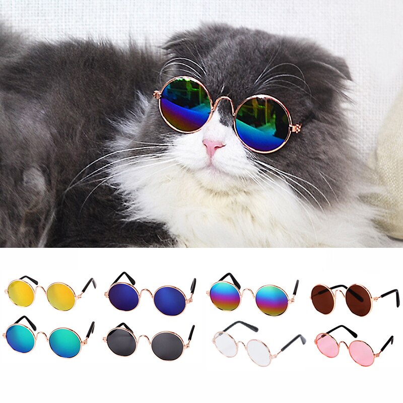 Gafas de sol bonitas para gato y perro, lentes para perro pequeño, fotos, productos para mascotas, 1 unidad