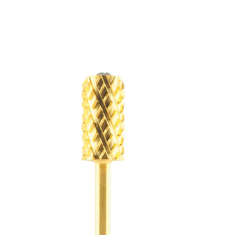 2 st kristall stor cylinderborr [hörnradie]  - 4 xgrov  (4xc-1140411)  - guld - wilson hårdmetall spikborr: 2 st 4 xgrovt guld