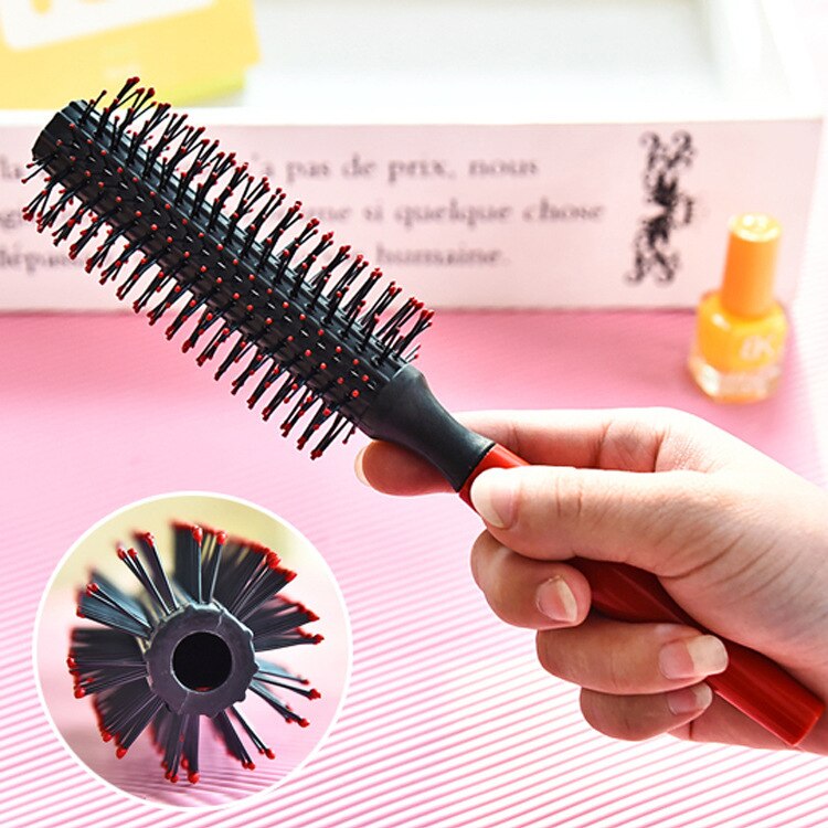 Multifunctional Hair Combs&Volumizer Rotating Hair Brush Roller Rotate Styler Comb Straightening Curling Air Comb