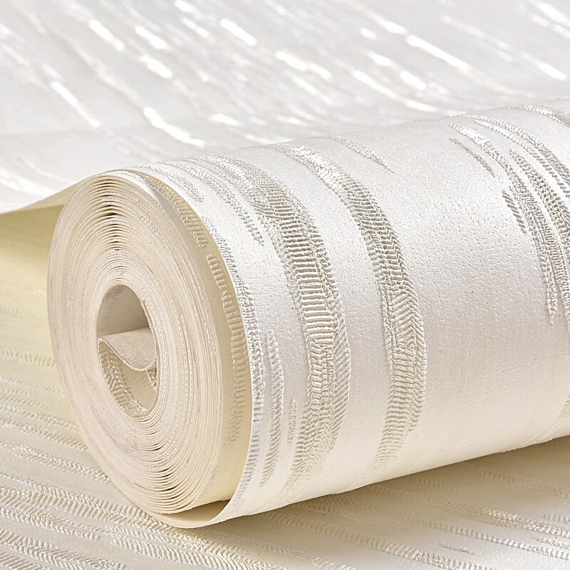 Vinyl Nieuwkomers Moderne Strepen Zelfklevende Behang 3d Reliëf Slaapkamer Woonkamer Wallpapers Wall Paper Home Decor Roll: E3 / 5mx53cm