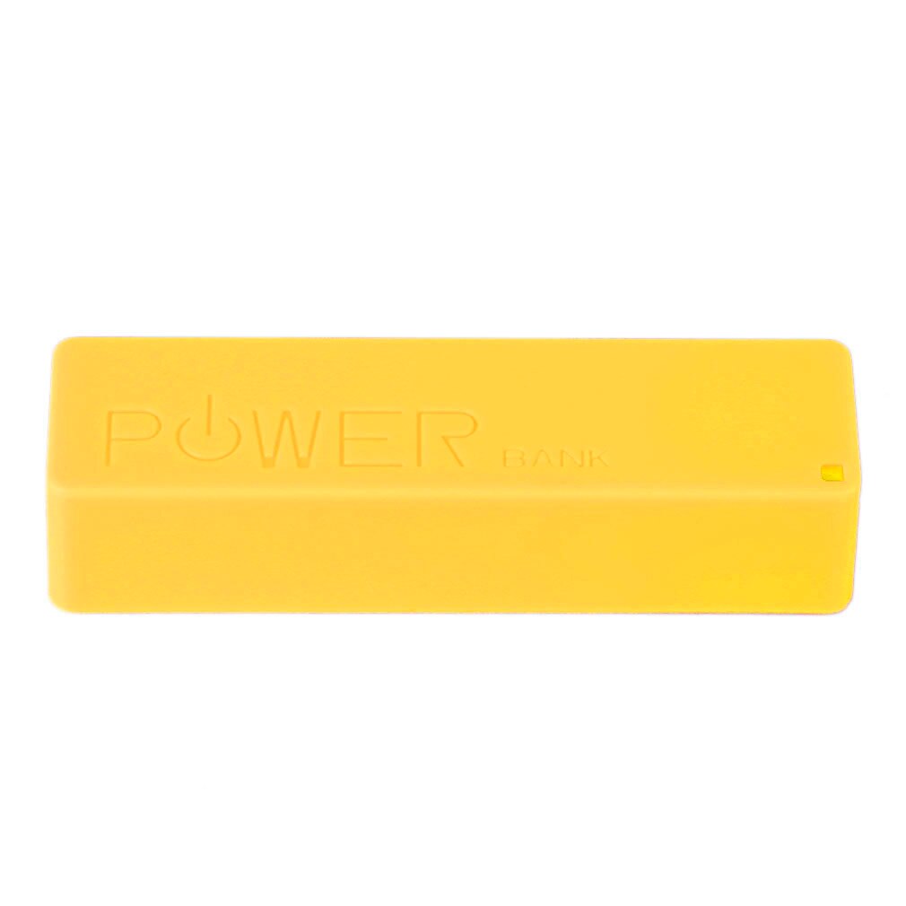 2600 mah tragbare powerbank ohne akku, 1*18650 akkus externes backup-ladegerät powerbank-hülle für smartphones