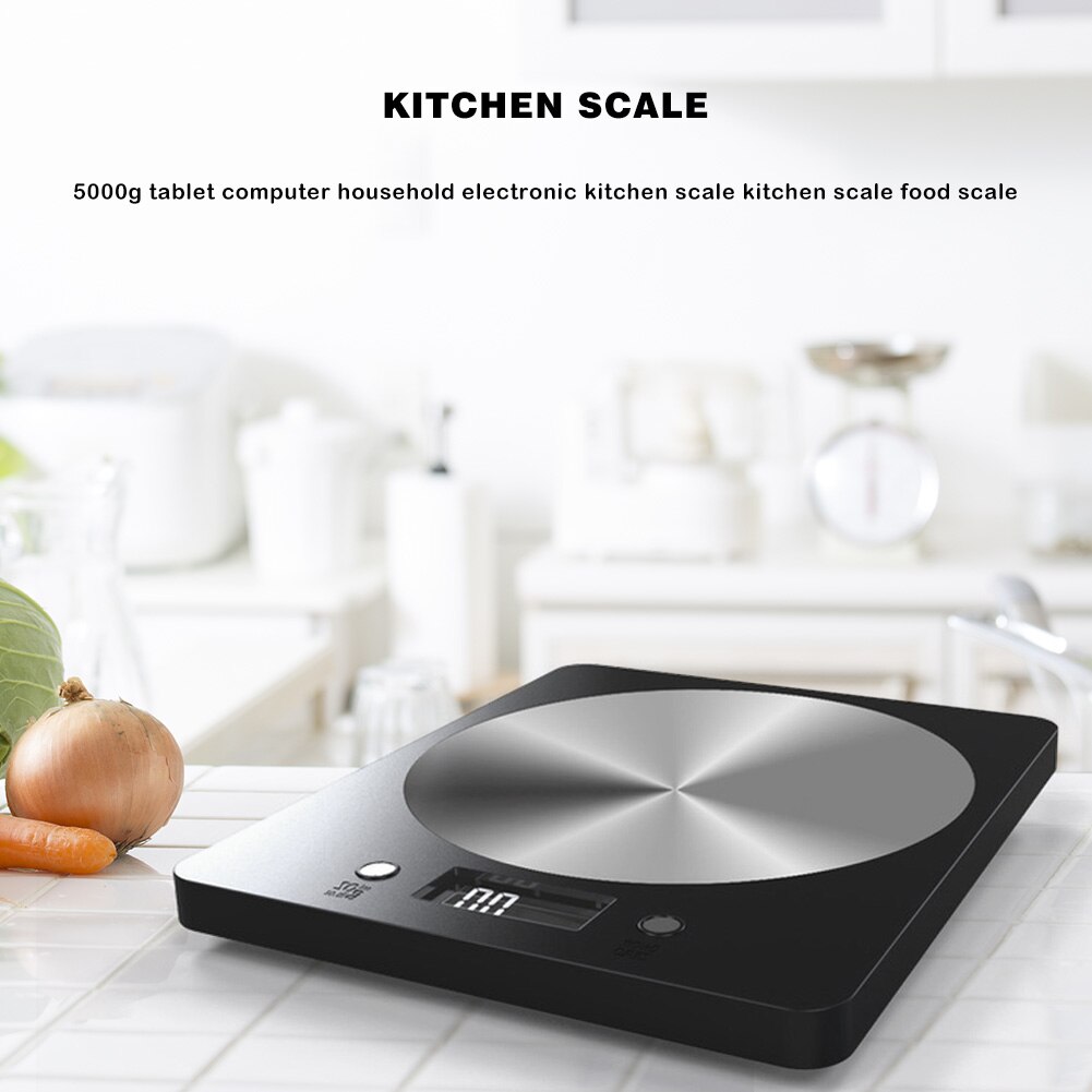 5000g Digital Kitchen Weighing Scales Household Slim Electronic Diet Balance Scale Home Merchandise Food Scale Cooking Tools