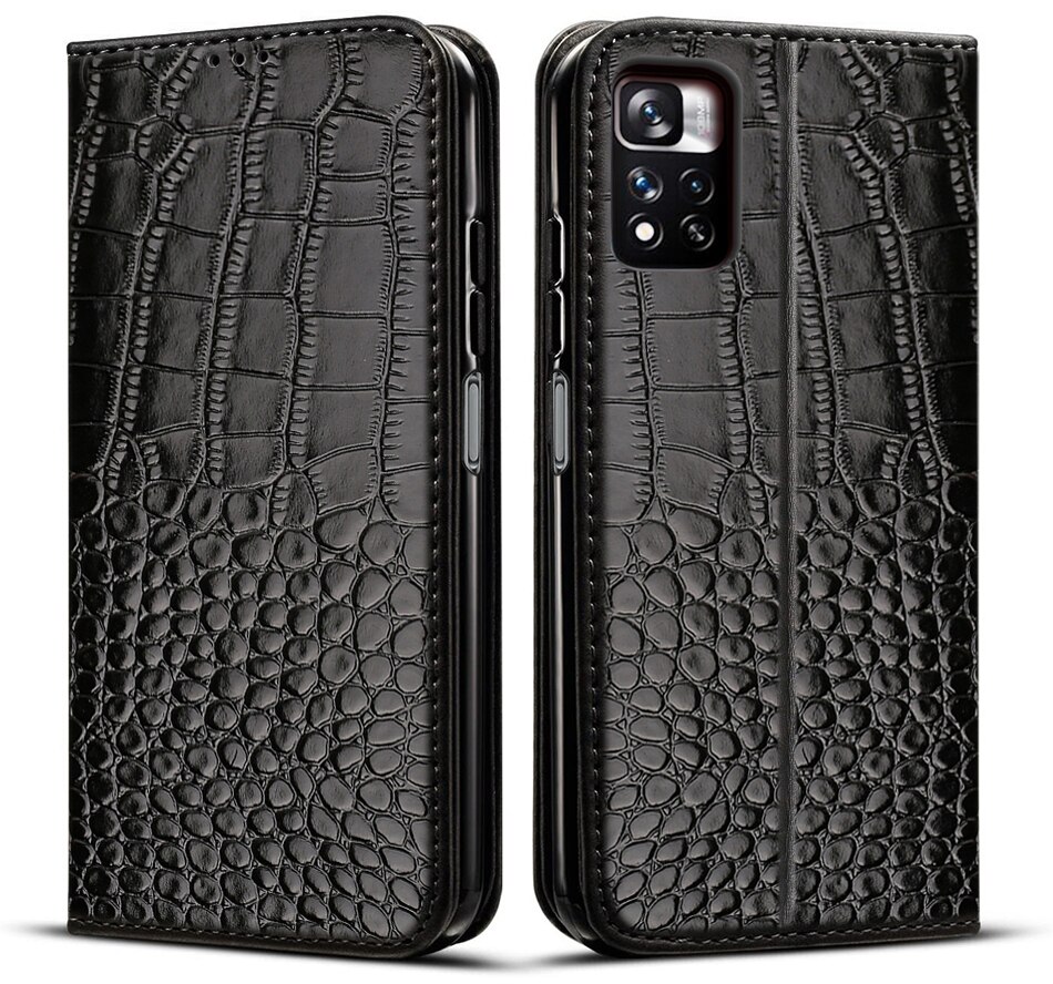 Capa para xiaomi poco m4 pro 5g caso flip carteira de couro hoesje livro para poko m4 pro caso do telefone coque com suporte de cartão