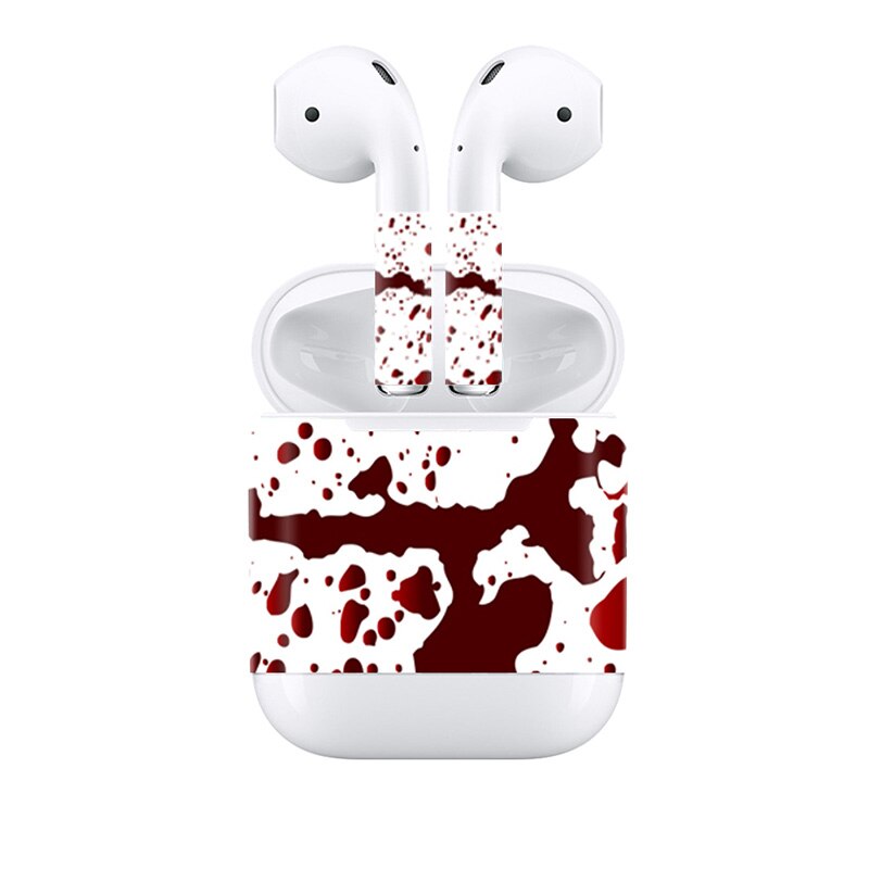 For Apple AirPods 2 Earphone Sticker Earbuds DIY Personality Decal Vinyl Camouflage Skin Wireless Charging Box Sticker