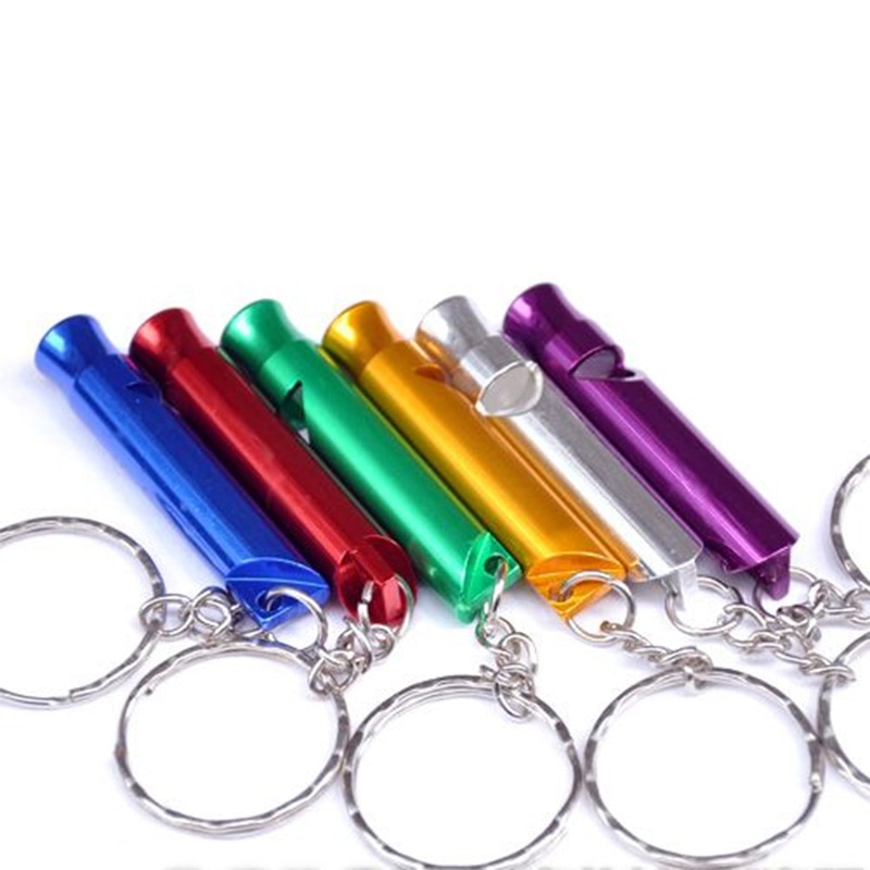 Hond Mini Fluitje Sleutelhanger Hanger Sleutelhanger Pocket Metalen Huisdier Accessoires Tb