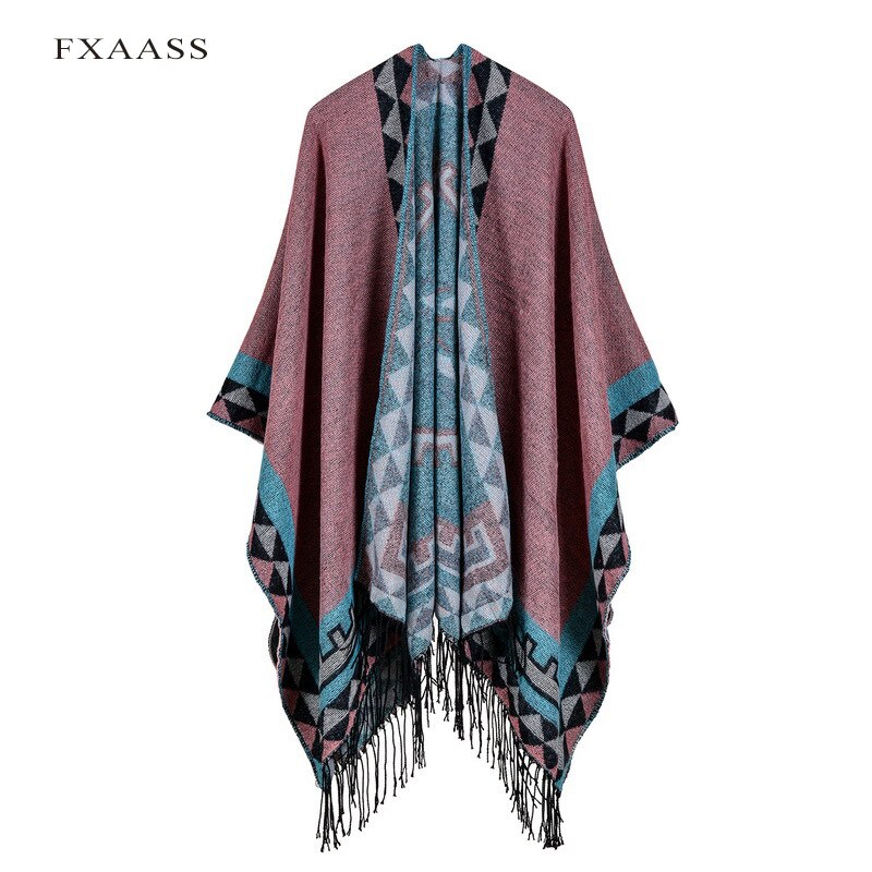 FXAASS écharpe cape de luxe pompon | Châle, diamant Poncho femme écharpe cape cachemire foulards , gros