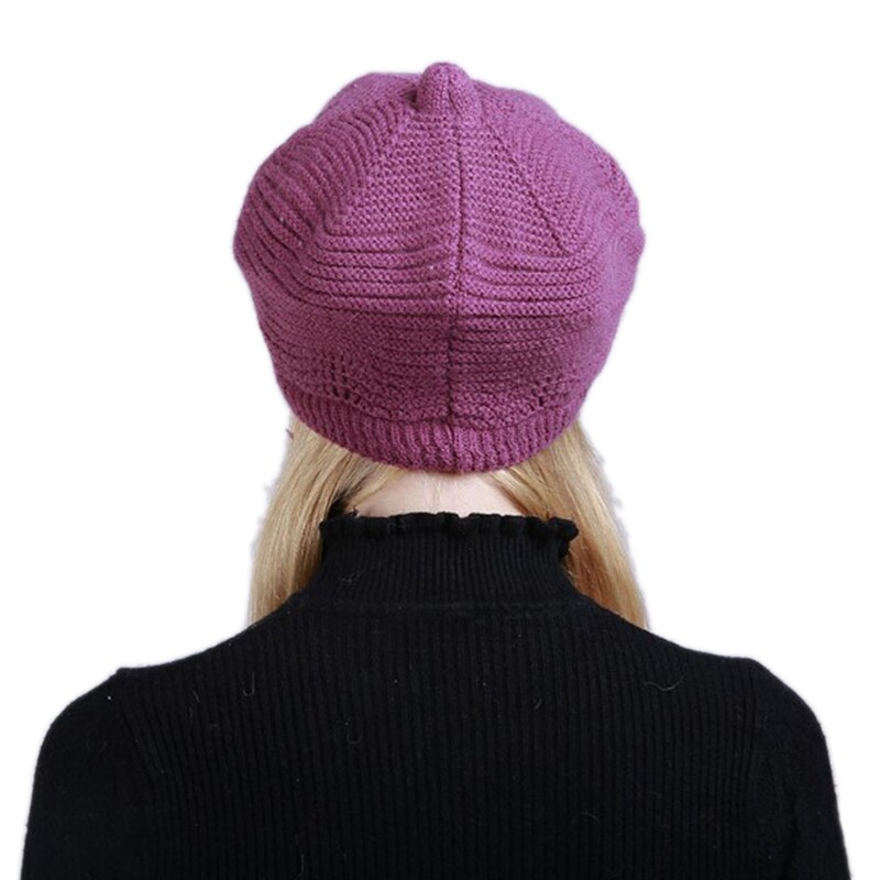 Awyjcas Breast Cancer Awareness Knit Beanie - Warm Winter Hat For Adults & Kids, Soft Cotton, Ribbed Design - View #8