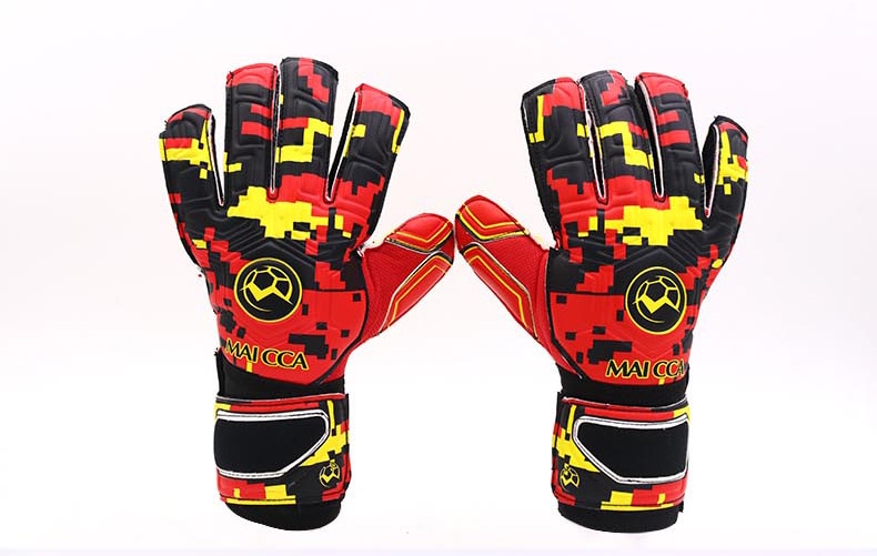 Goalkeeper Gloves with Fingersave Protection Rods Soccer Latex Football Goalie Gloves Dropshiping: B / 10