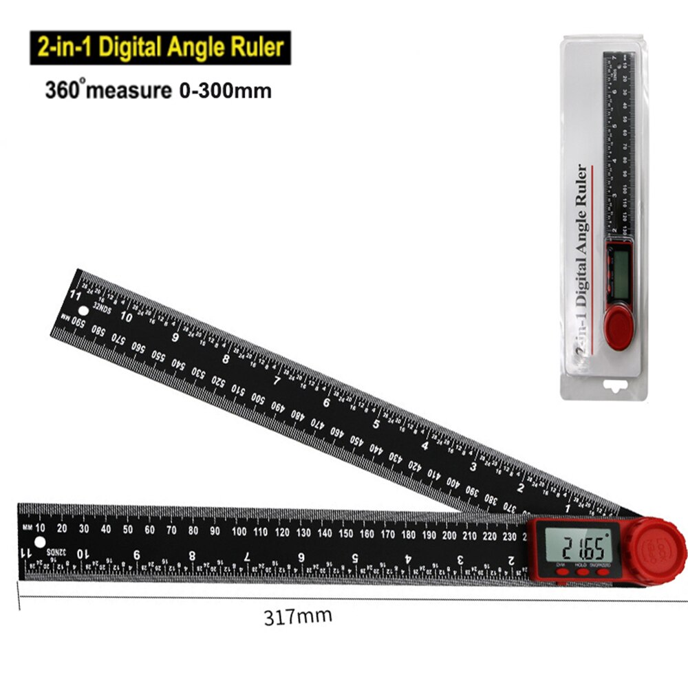 230mm 4in1 digital protractor angle ruler spirit l... – Grandado