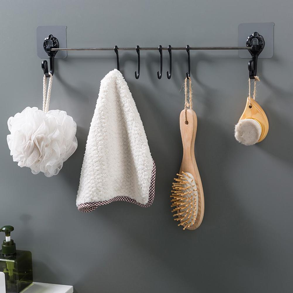 Zwaan Geen Ponsen Badkamer Haak Hanger Borstel Spons Wall Mount Organizer Duurzaam, Zwaan , sterke Lijm Geen Ponsen