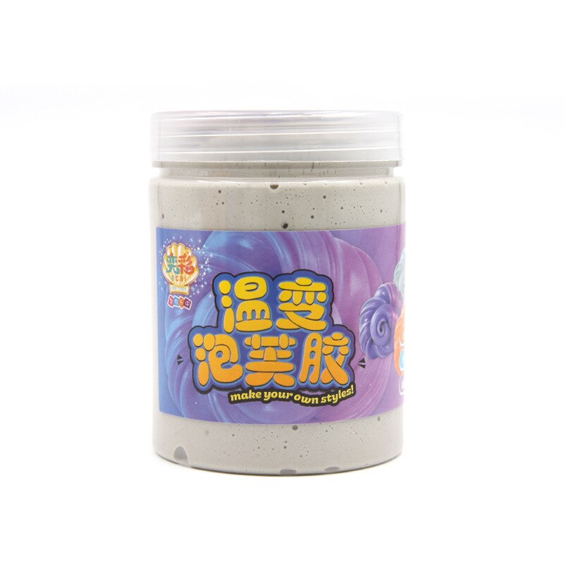 BBSKY 100G Super Licht Polymer Ton Temperatur Änderungen Farbe freundlicher Früer Bildung Spielzeug DIY Farbige Schlamm zu Filtern C199: hell grau