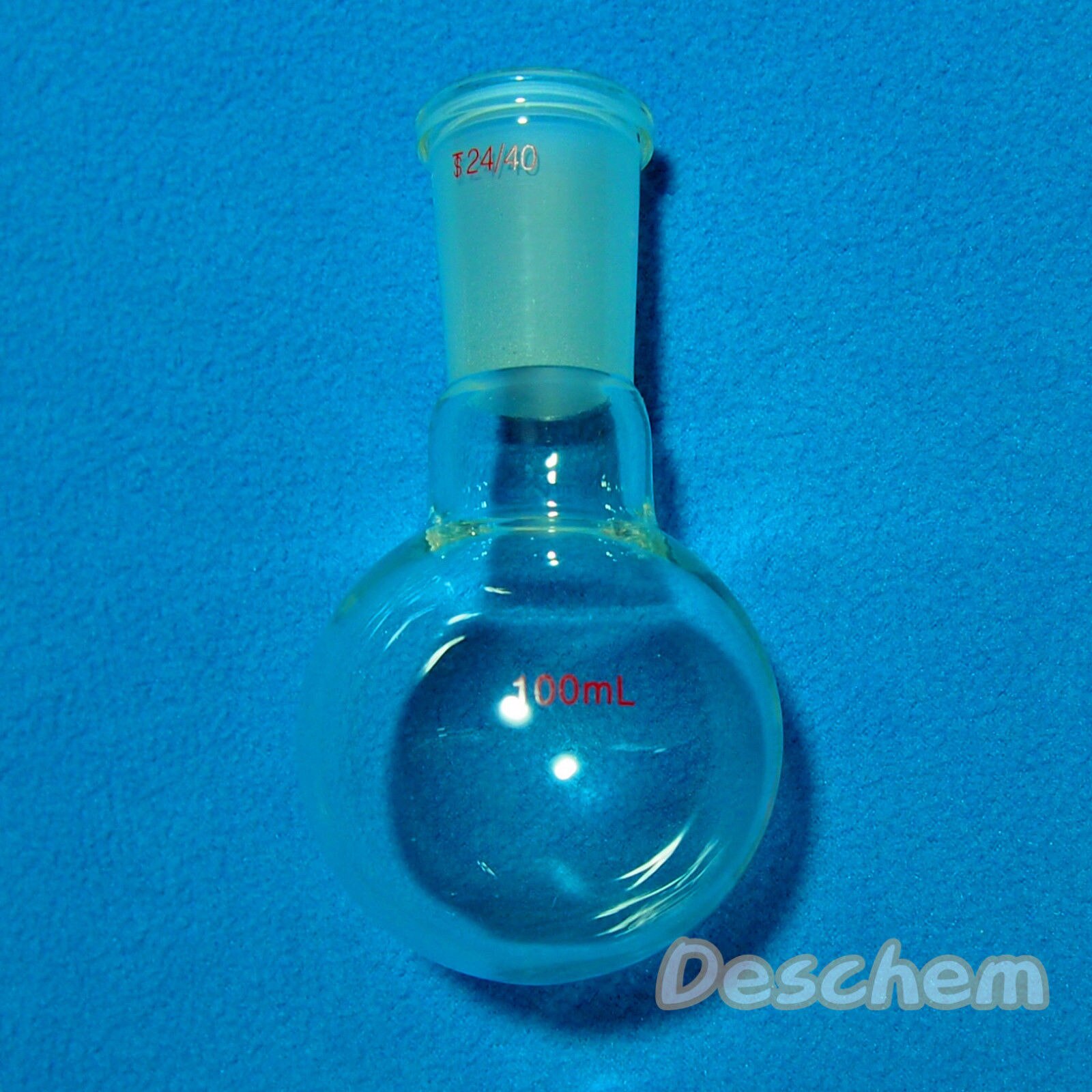 100ml,24/40,1-Neck,Round Bottom Glass Flask,Single Neck,Lab Boiling Bottle