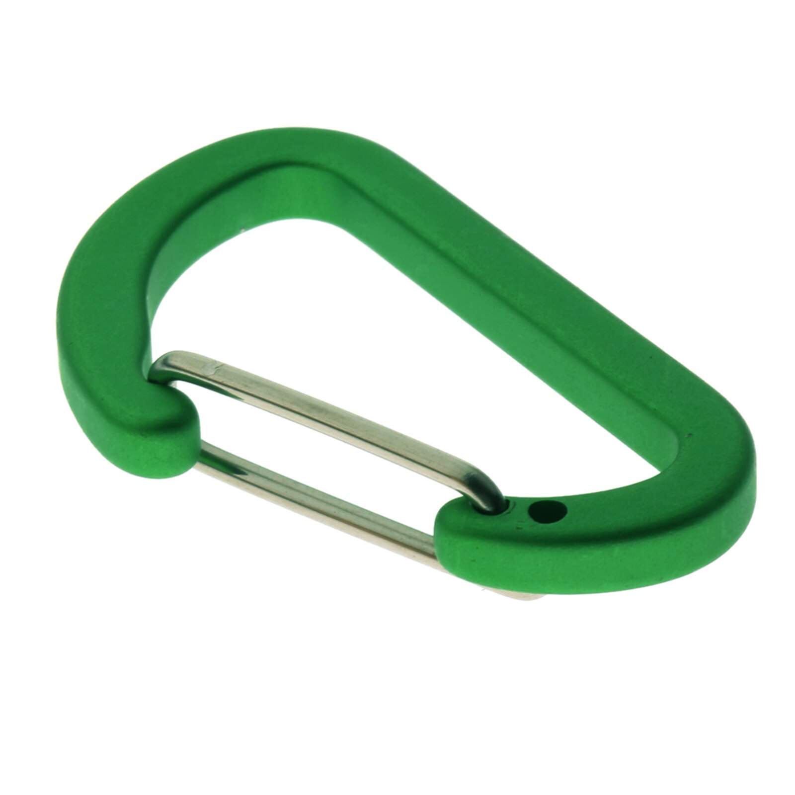 1pcs 4mm Mini Aluminum Alloy Carabiner Outdoor D Shape Quickdraw 1.57 x 0.96inch for Mountaineering Camping Hiking Travel