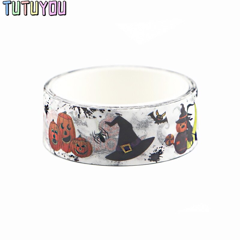 PC1555 Halloween Washi Tapes Diy Schilderen Papier Masking Tape Decoratieve Plakband Scrapbooking Stickers