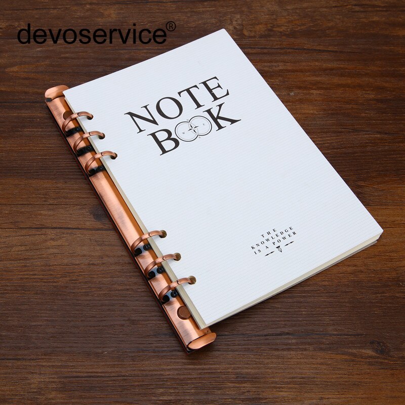 A4A5A6A7 Metal Binder Binder Loose-leaf Paper Core Iron Clip Book Binders Notebook Clips Office Binding Supplies