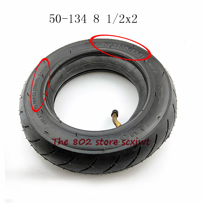 Neumáticos 8 1/2X2 (50-134), llantas de 8,5 pulgadas para Carro de bebé, neumático de moto eléctrica, tubo interno,