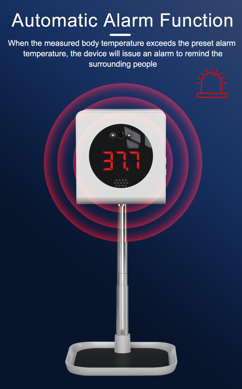 Infrared Automatic Hand Soap Dispenser With Temperature Measurement Hand and Dish Wash Aids Touchless Rechargeable Alcohol Spray