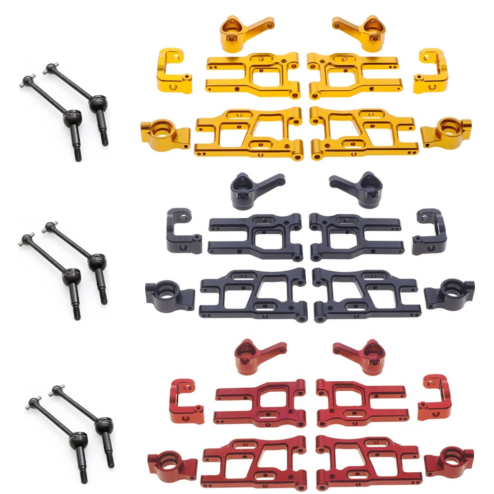 LC Racing PTG-2 Metal Upgrade Parts Swing Arm C base Axle Mount Steering Cup CVD For 1/10 RC Rally Car
