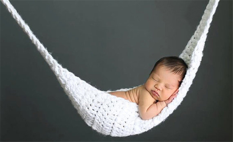 Baby Creatieve Fotografie Hangmat Pasgeboren Kinderen Wrap Deken Handgemaakte Foto Props Fotostudio Fotografische Benodigdheden