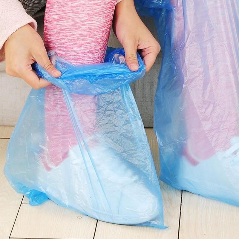 5 Pair Long Disposable Shoe Covers Surchaussure Jetable Waterproof Shoe Covers Rainproof High Shoe Covers Disposable Shoe Covers