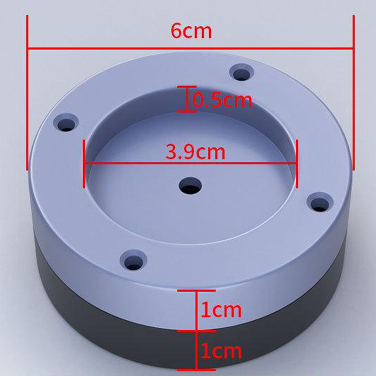 4 Pcs Rubber Base Washer and Dryer Anti Vibration Mat Pads for Refrigerator