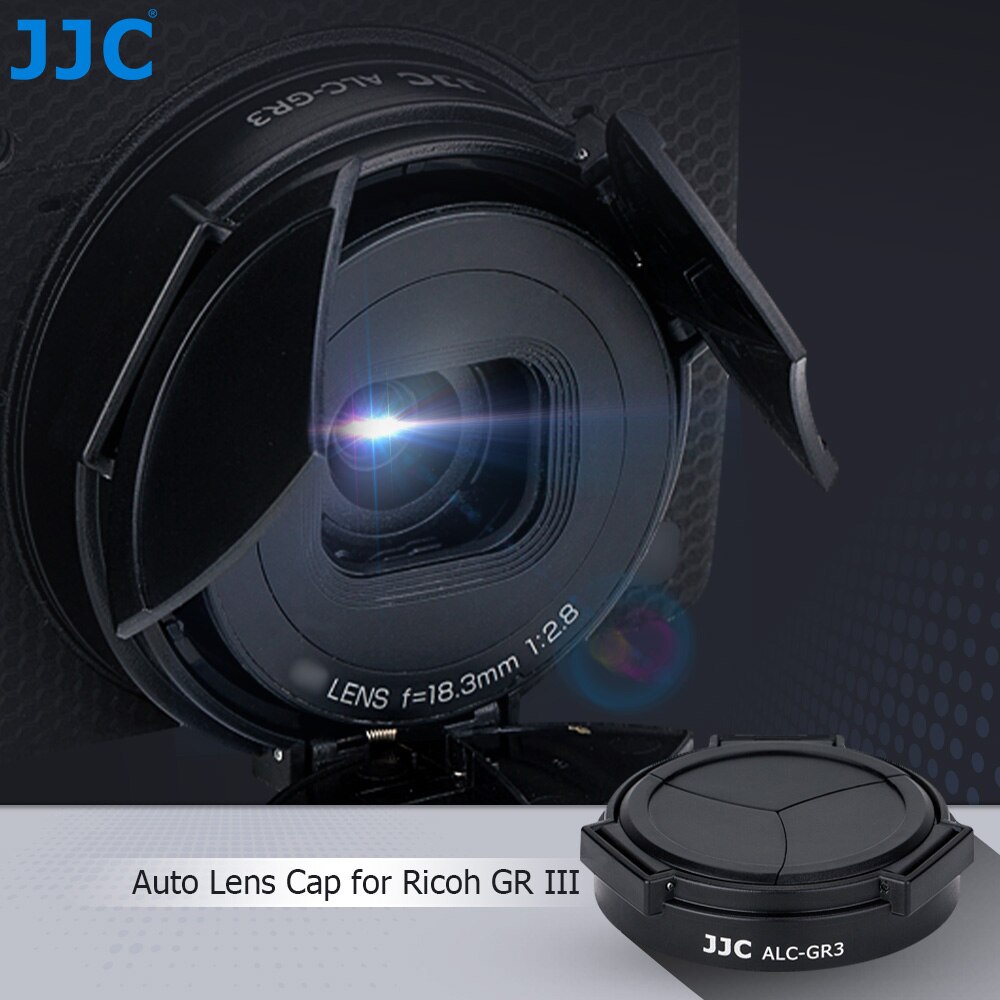 JJC-Tapa de lente automática para cámara Ricoh GR III GR3 GR IIIx GR3x, soporte Protector, accesorios de fotografía