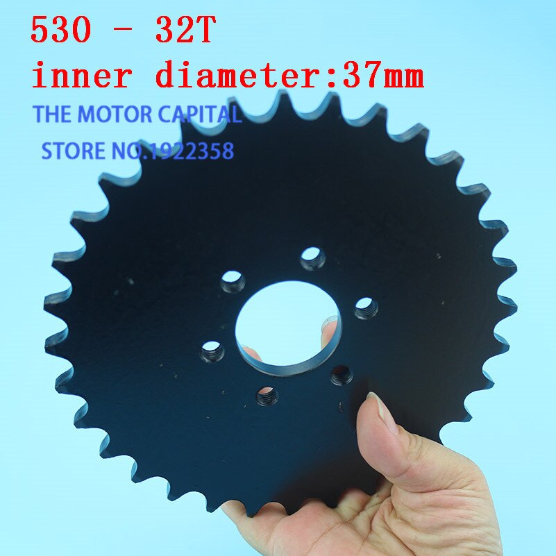Rear Chain Sprocket 530 32T 37mm 6 hole sprockets fit ATV Quad Pit Dirt Bike Motorcycle Motocross