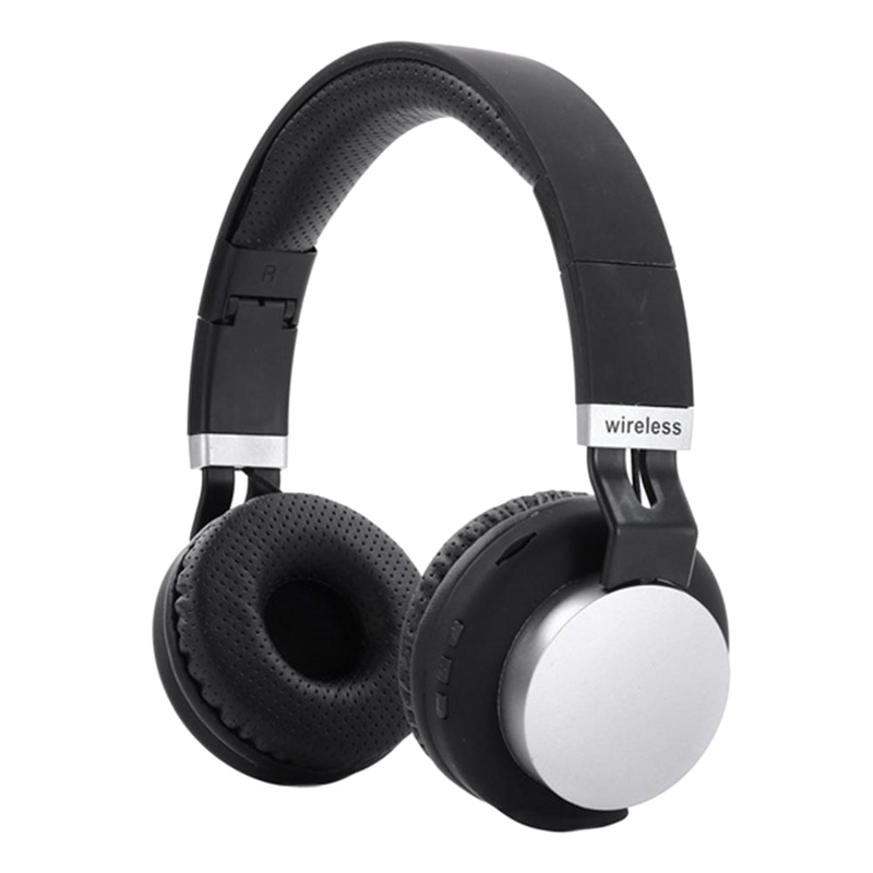 MH8 Foldable Headphone Bluetooth 5.0 Wireless Headphone Radio Stereo Sport Laptop Headset Earphone With Mic: Beige