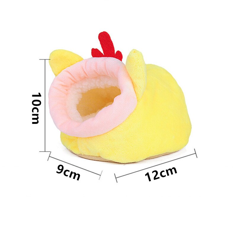 Pet Cage for Hamster House Guinea Pig Accessories Cotton House Small Animal Nest Winter Warm For Rodent/Guinea Pig/Rat/Hedgehog
