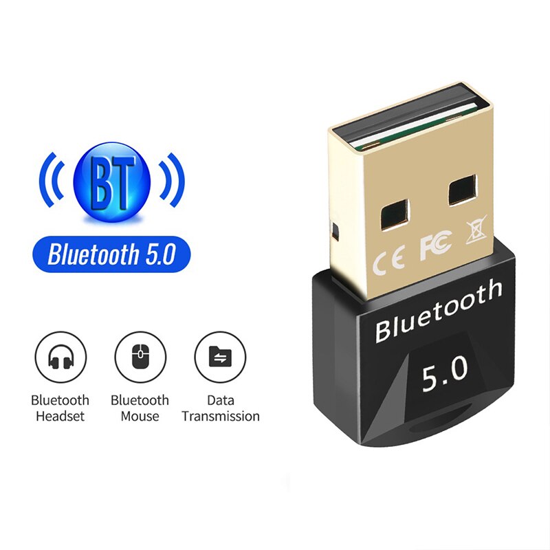 USB Bluetooth 5.0 Adapter Dongle For PC Computer Wireless Mouse Keyboard PS4 Aux Audio Bluetooth 5.0 Receiver Transmitter