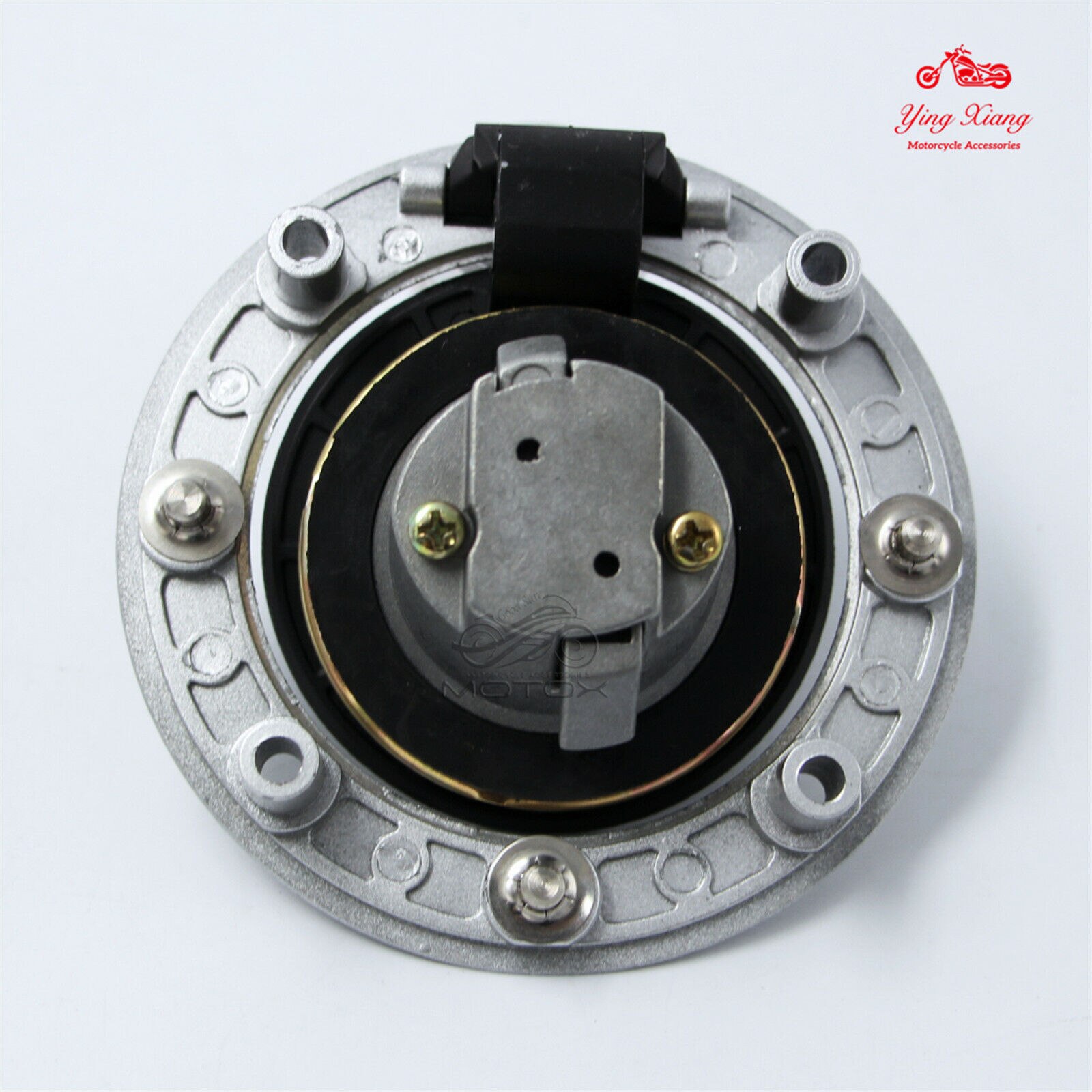 Tampa para tanque de gasolina, tampa com chave compatível com suzuki gsf250/400/600 gs500 xf650 dr800 vx800